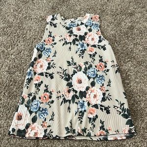 Floral Tank Top L